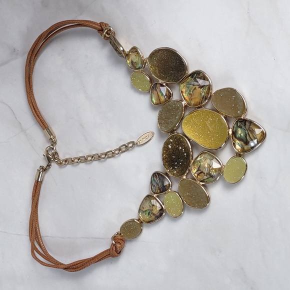 St. Thomas Jeweled Bib Style Necklace - Picture 3 of 5